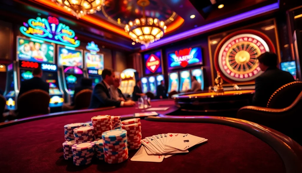Vivez l'excitation d'un casino en ligne argent réel avec des activités de poker et de machines à sous dynamiques.