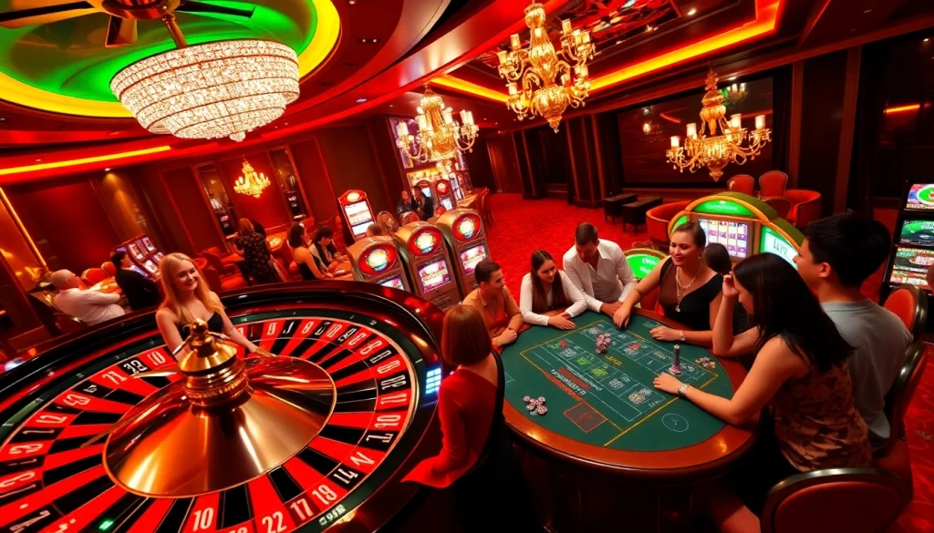 Vivez l'excitation du casino en ligne argent réel avec des machines à sous vibrantes et une roue de roulette palpitante.