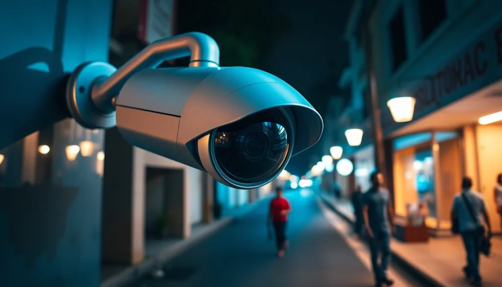 Cámaras de seguridad en Liberia que mejoran la seguridad urbana con tecnología moderna.