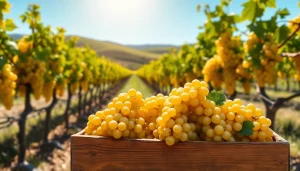 Enjoying a glass of Chenin Blanc amidst a vibrant vineyard setting.