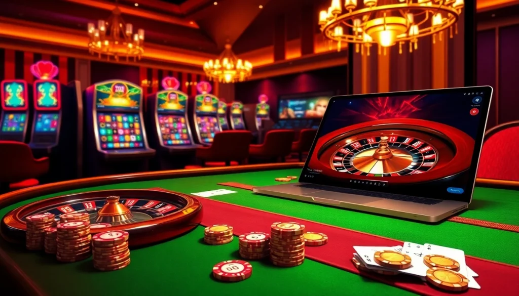Vivez le frisson du casino en ligne argent réel avec des cartes luxueuses et des visuels de jeu vibrants.